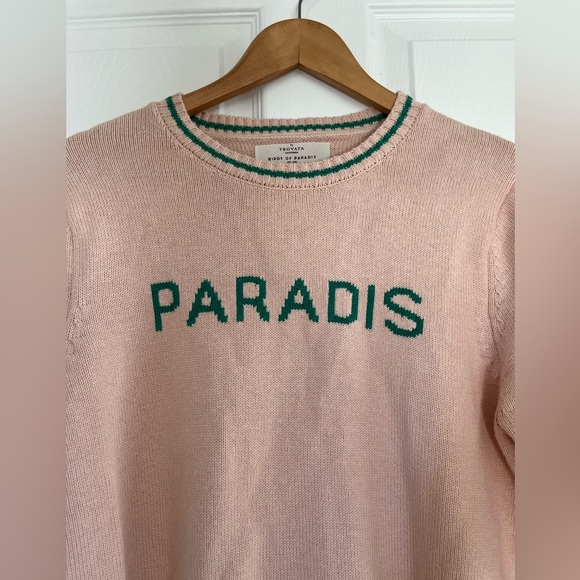 TROVATA Birds of Paradis BARBARA SWEATER BELLINI PARADIS Sz M - Picture 5 of 11